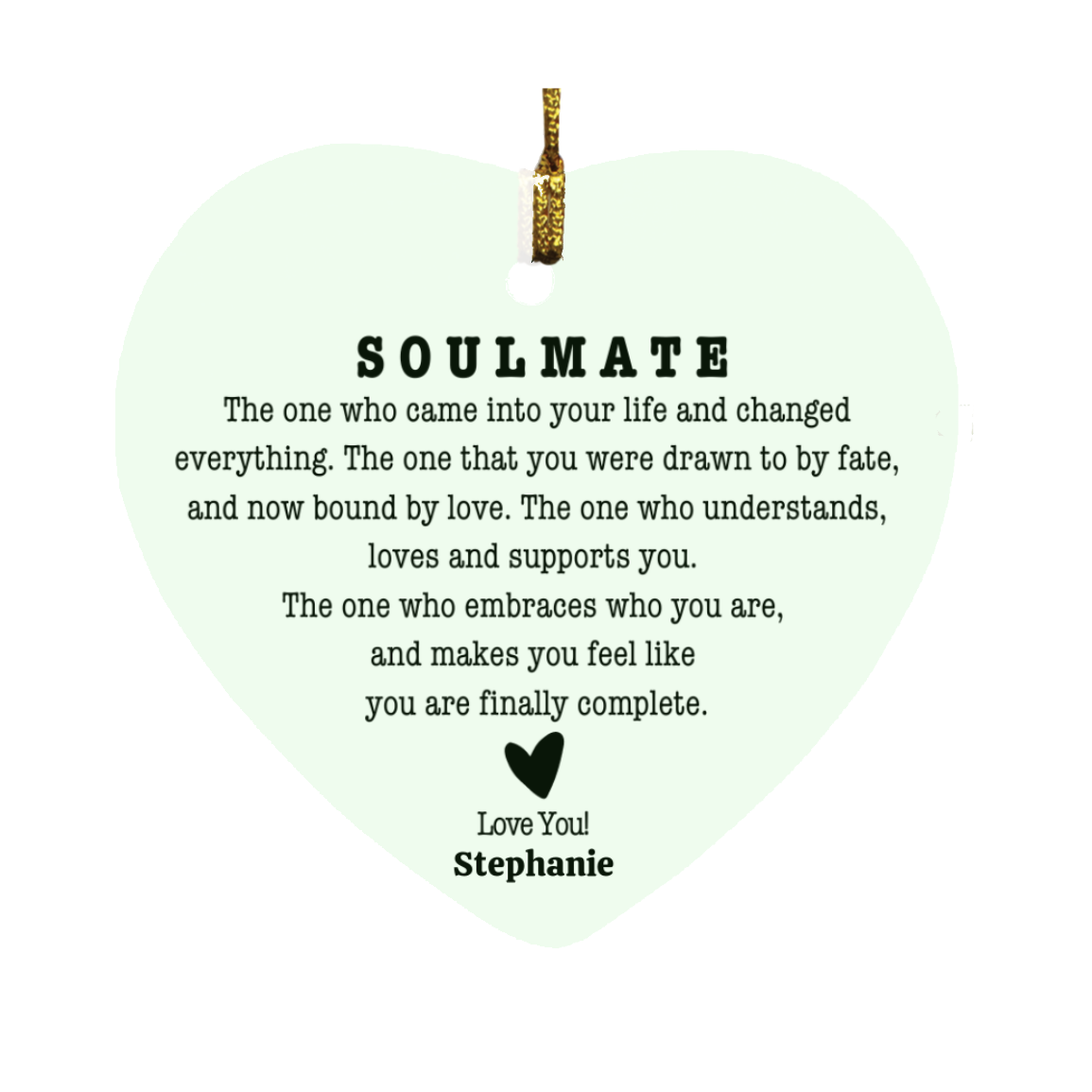 SUBORNH Heart Ornament