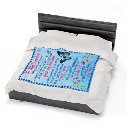 To My Daughter | Velveteen Plush Blanket