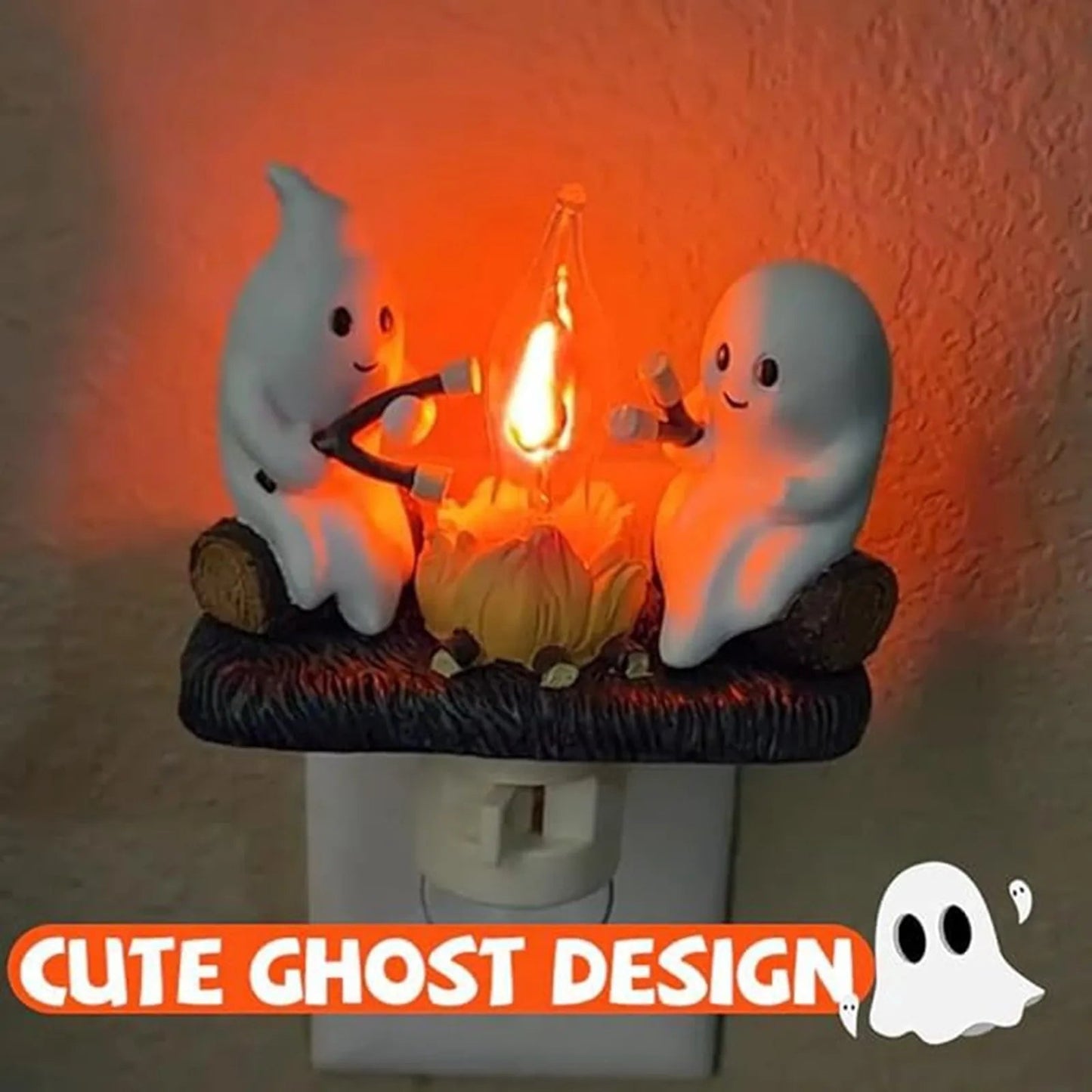 Halloween Ghost Bonfire Night Light