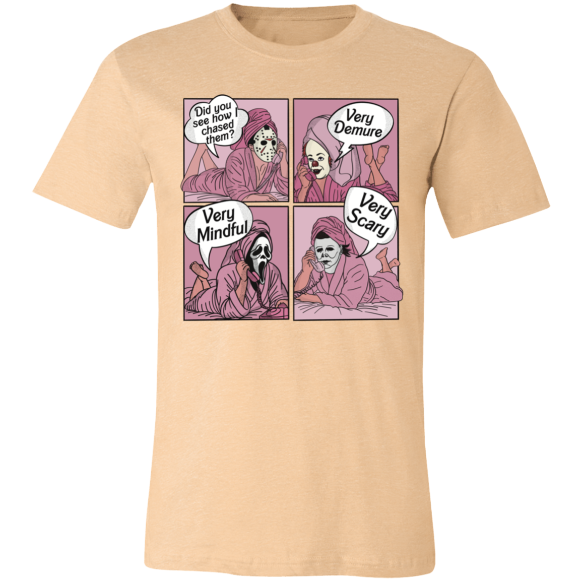 VeryDemureVeryMindfulVeryScary Very Demure Very Mindful Very Scary Short-Sleeve T-Shirt