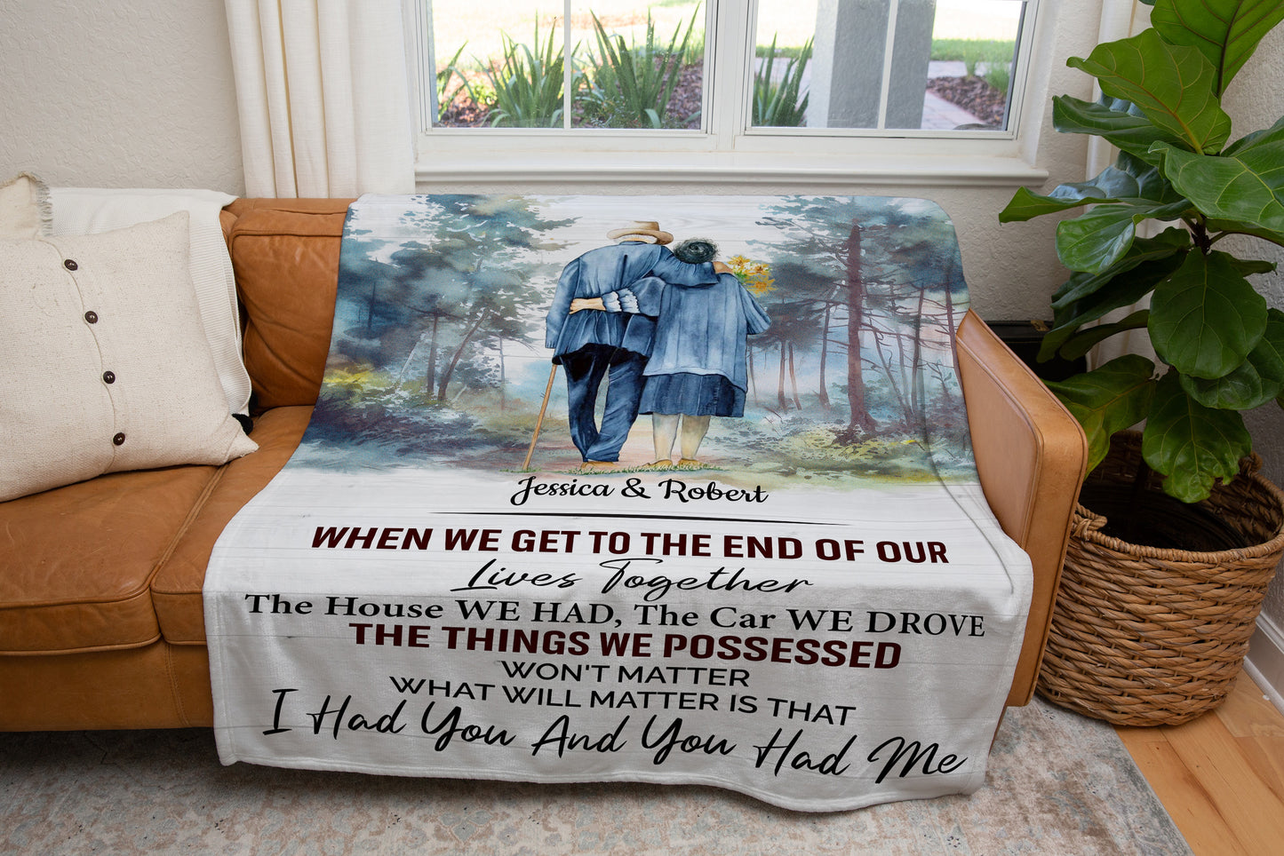 Couple Personalized Blanket | Couple Gift | Christmas Gift