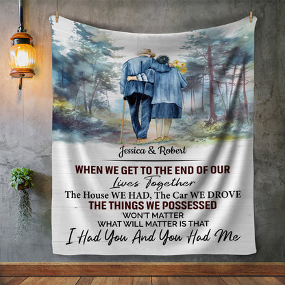 Couple Personalized Blanket | Couple Gift | Christmas Gift