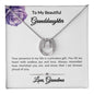 To my Granddaughter Lucky In Love Necklace