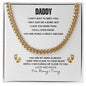Daddy | Bump | Cuban Link Chain | Father's Day Gift | Gift for Dad