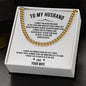 To My Husband | Love, Your Wife | Cuban Link Chain