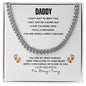 Daddy | Bump | Cuban Link Chain | Father's Day Gift | Gift for Dad