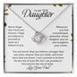 To My Daughter | Love Knot Necklace