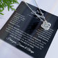 To My Daughter, Gift for Daughter Love Knot Necklace