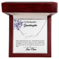 To My Granddaughter Signature Name Necklace