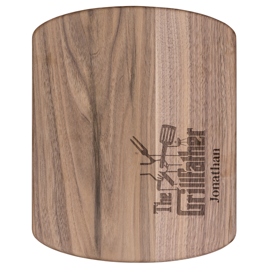 Hardwood Oval Cutting Board