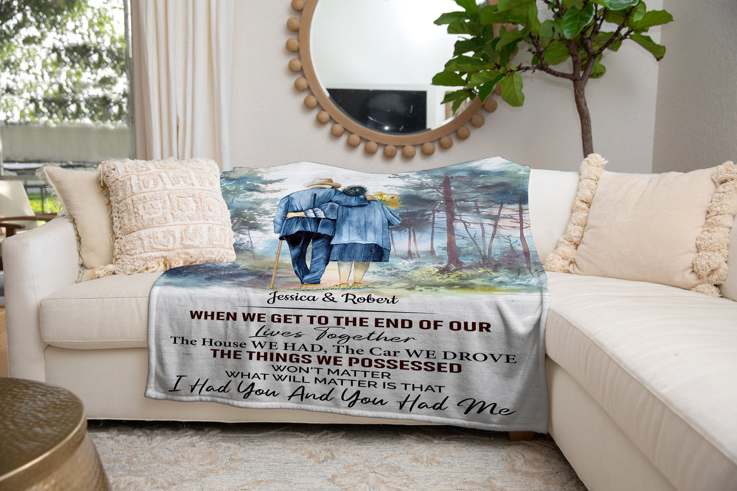 Couple Personalized Blanket | Couple Gift | Christmas Gift